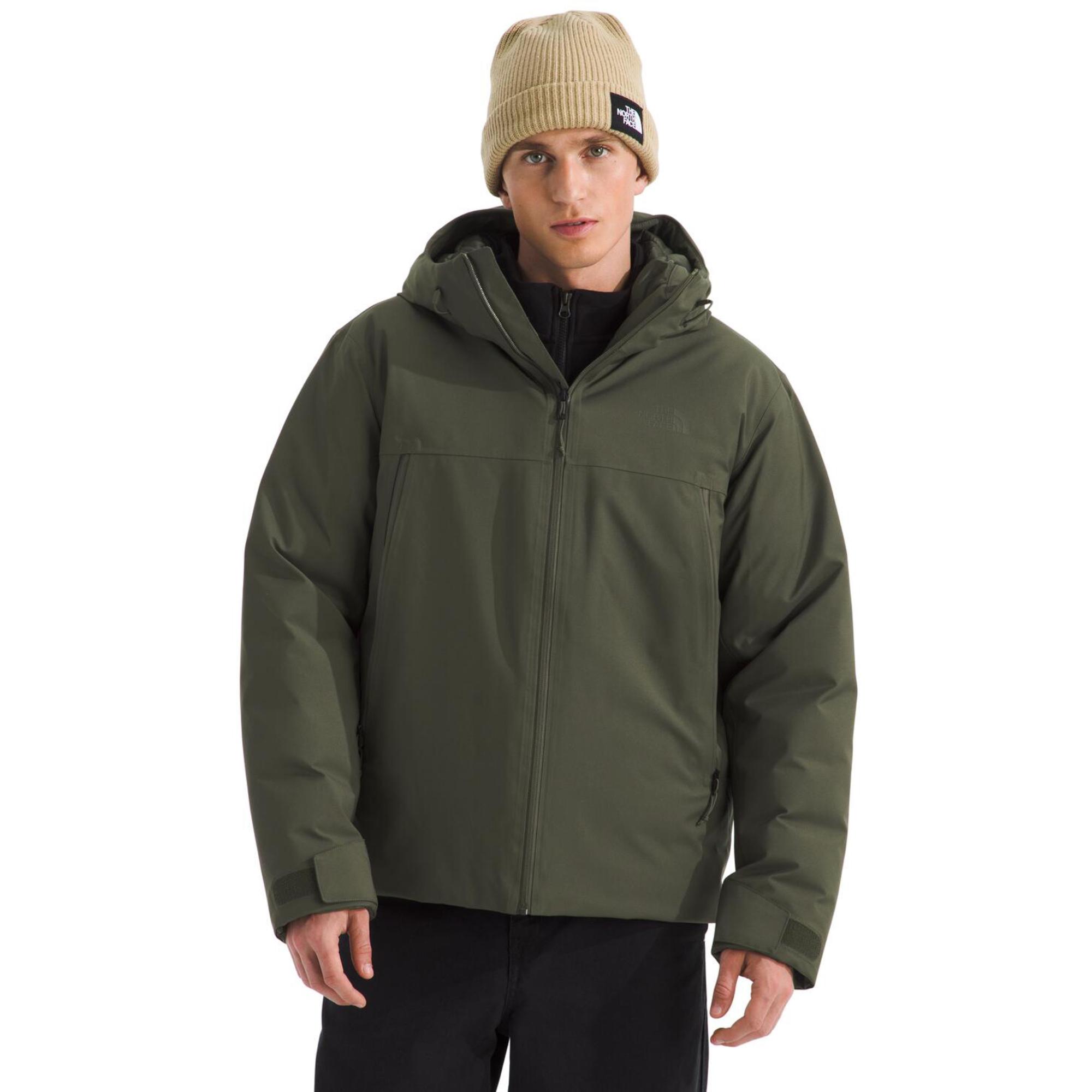 

Мужская пуховая куртка с капюшоном из серии TNF. The North Face, New Taupe Green