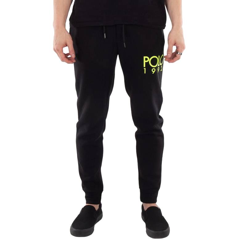Вязаные спортивные штаны мужские Polo Ralph Lauren, черный — фото 4