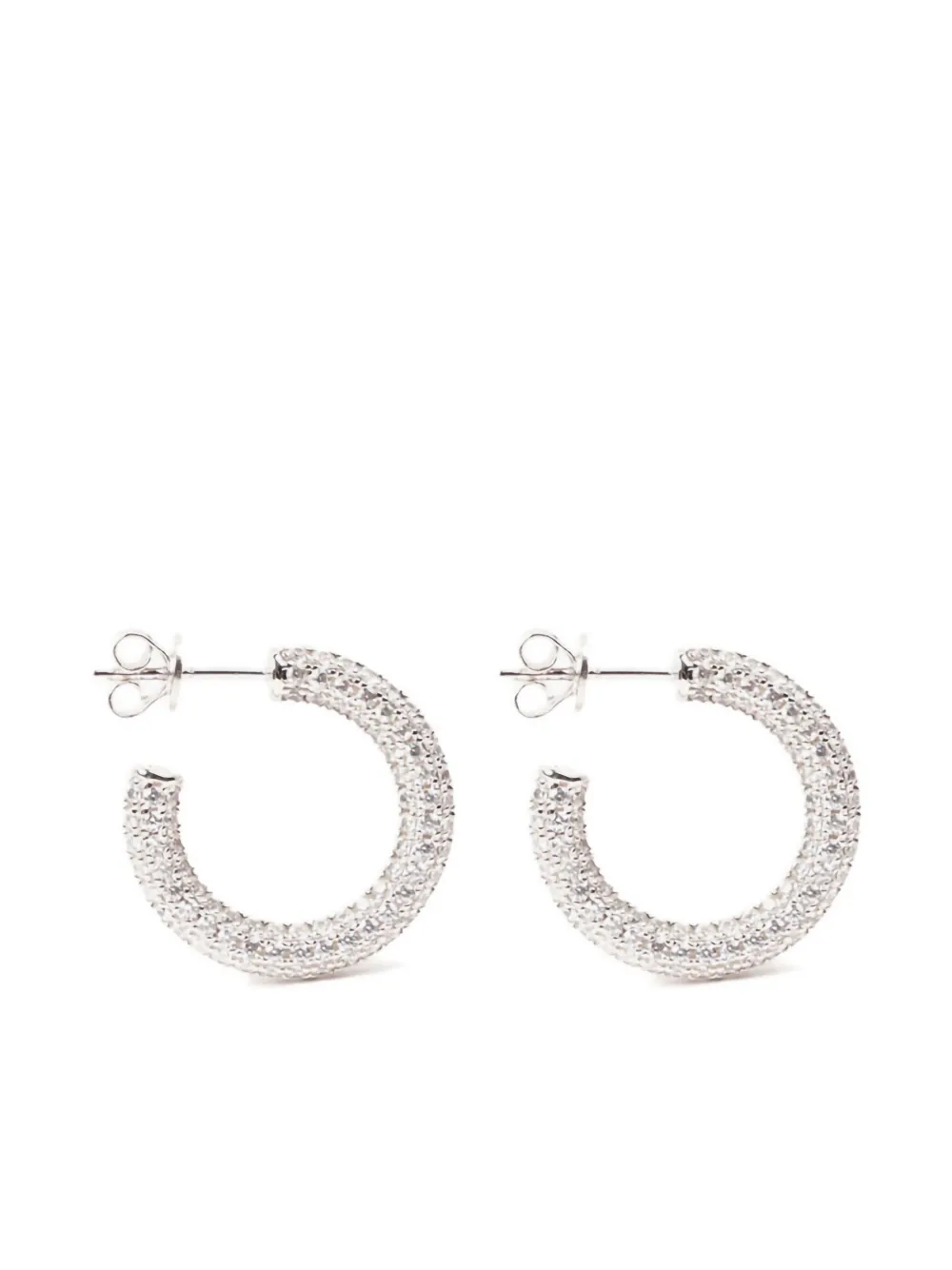 

Серьги-кольца с паве Izabel Display, серебяный