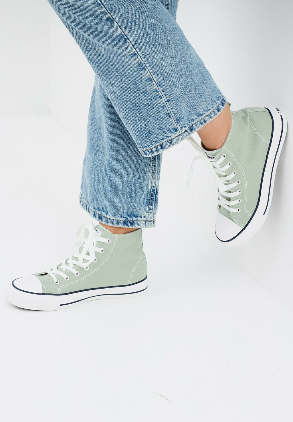 Высокие кроссовки AMERICAN INSPIRATION FASHION COOL EASY Creeks, светло-зеленый