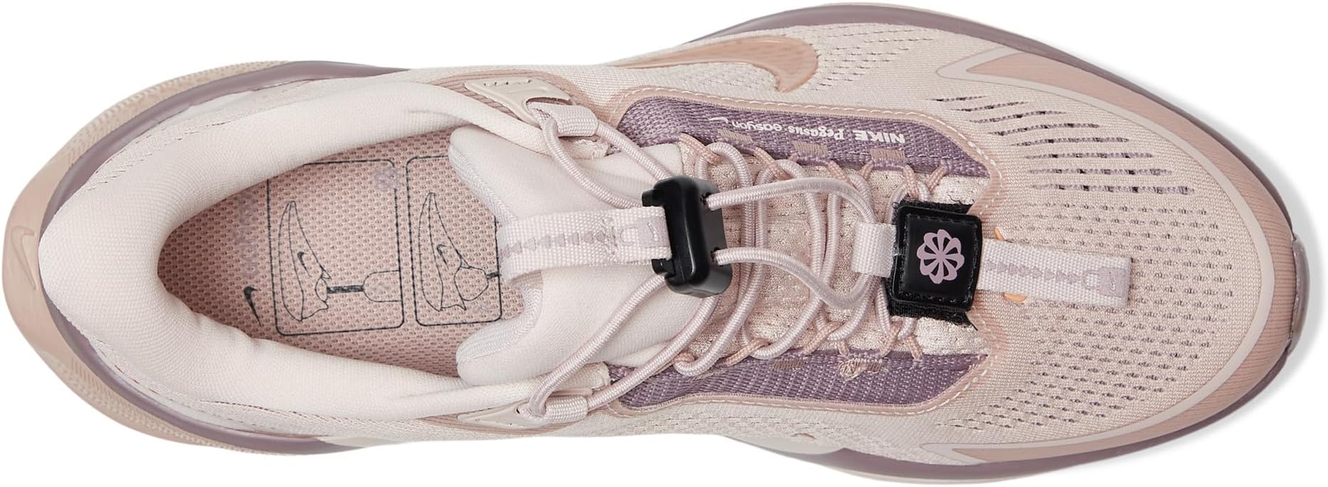 Кроссовки Nike Pegasus Easy On, цвет Silt Red/Metallic Rose Gold/Taupe Grey/Particle Pink/Black — фото 2