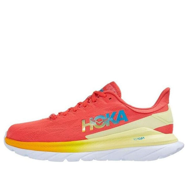 

Кроссовки mach 4 'hot coral' Hoka One One, оранжевый