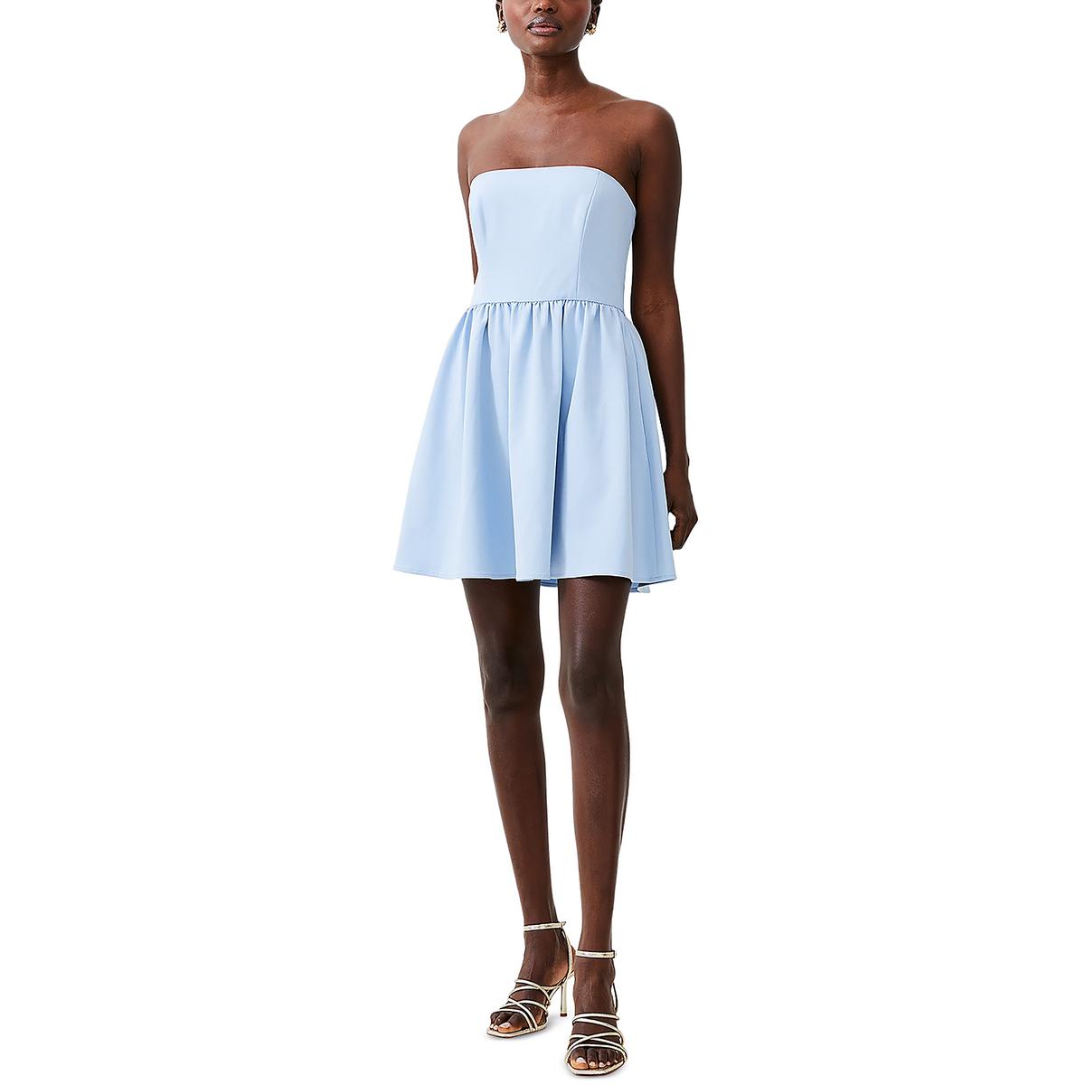 

Женское мини-платье с корсетным швом French Connection, цвет cashmere blue