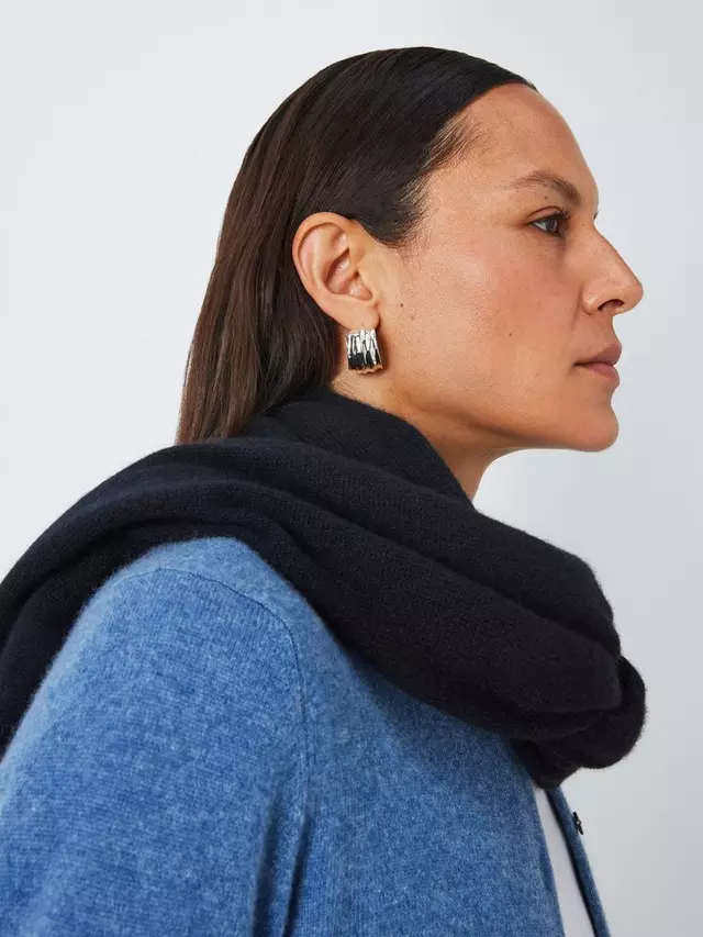 

Шарф John Lewis Cashmere, черный