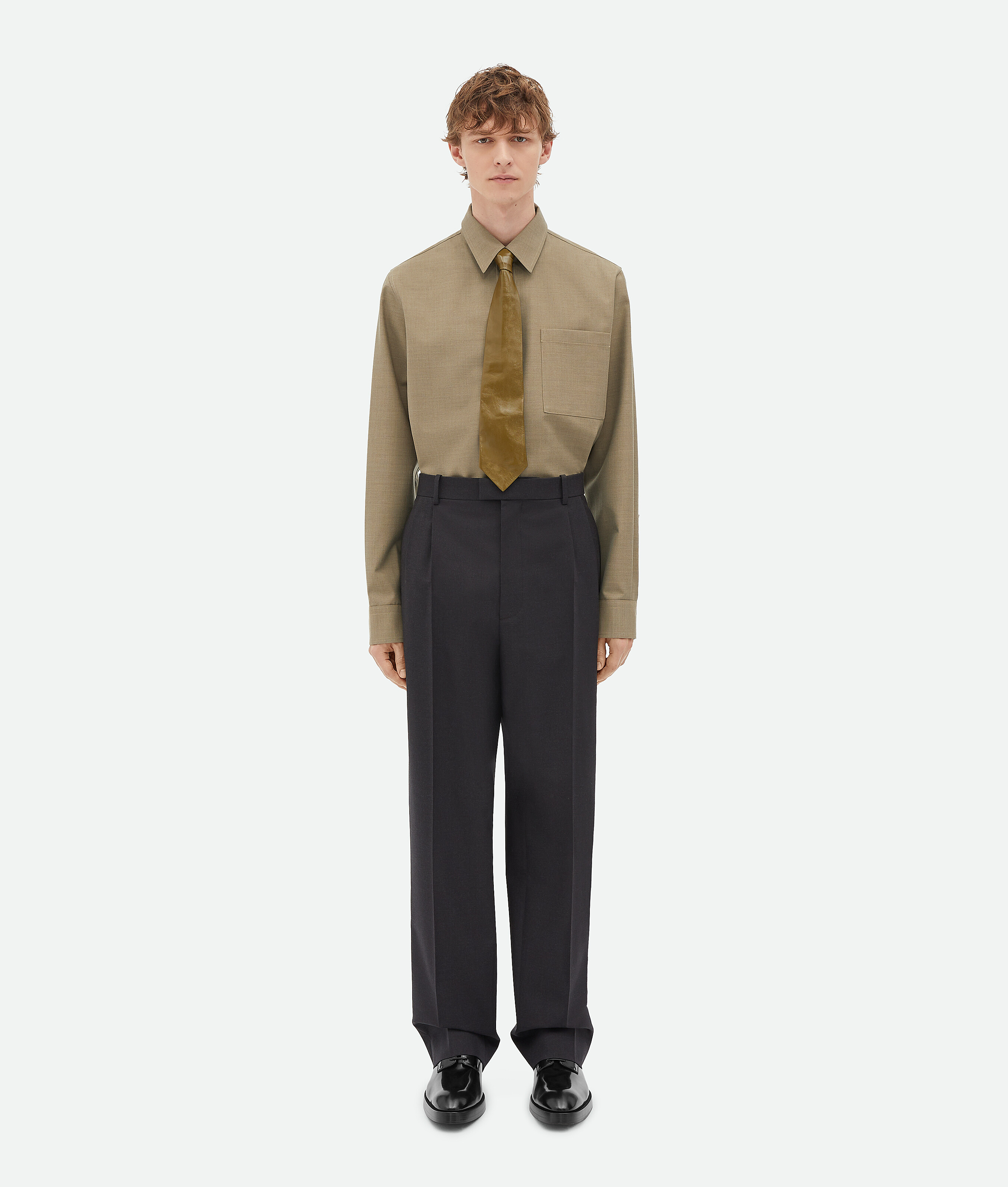 

Легкие шерстяные брюки строгого покроя Bottega Veneta
