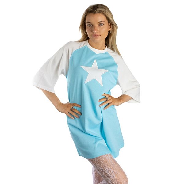 

Женское платье-футболка starstruck oversize Jess By Meiko, Light Blue