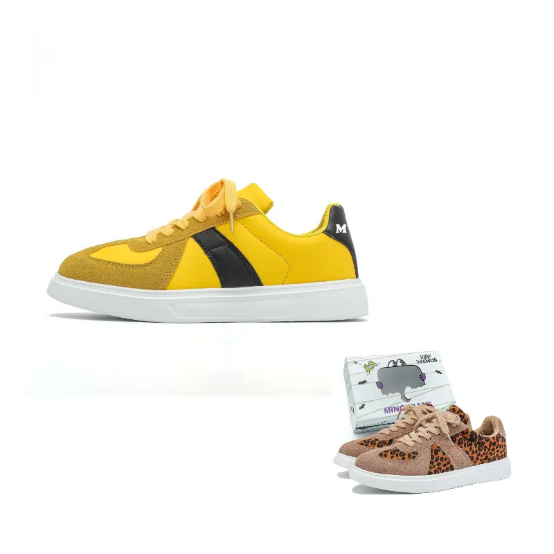 

Singing Износостойкие легкие дышащие лоу-топ скейтерские кроссовки унисекс желтый, цвет Yellow[Box Included]