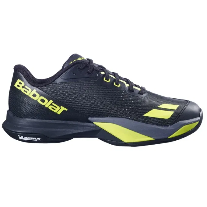 Мужские кроссовки для тенниса «Jet Mach 4 All Court» от Babolat, Bk/Yl — фото 2