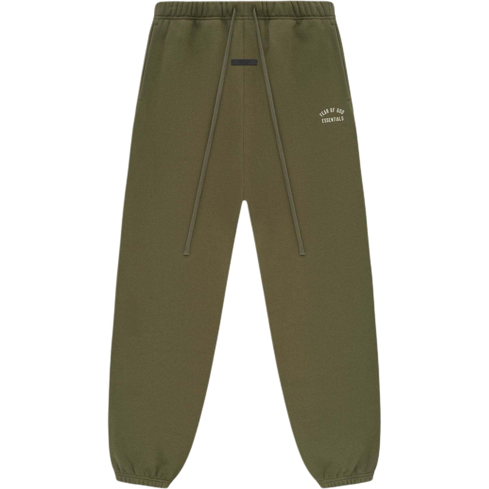 

Женские флисовые спортивные штаны Military Fear Of God Essentials, цвет вечнозеленый зеленый/милитари