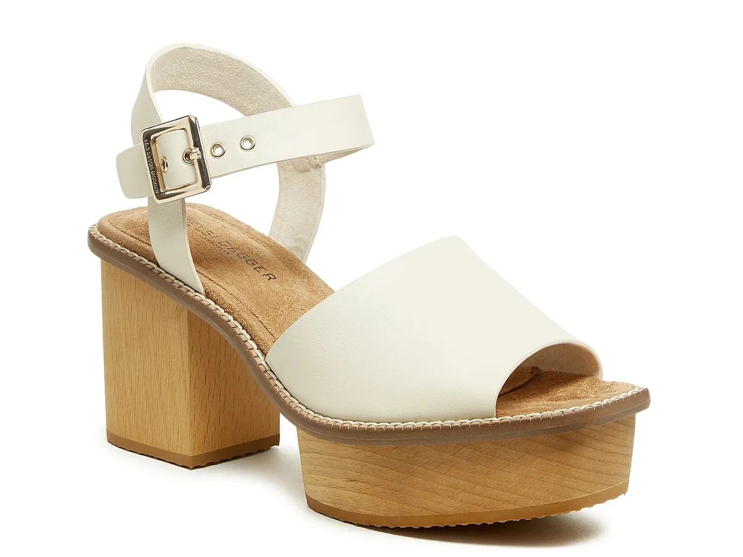 Сандалии на платформе Kelsi Dagger Brooklyn Groove, цвет Shell Beige