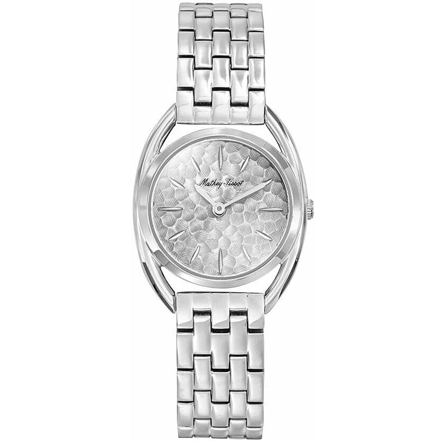 

Женские часы Mathey Tissot Saphira с серебристым циферблатом, серебряный