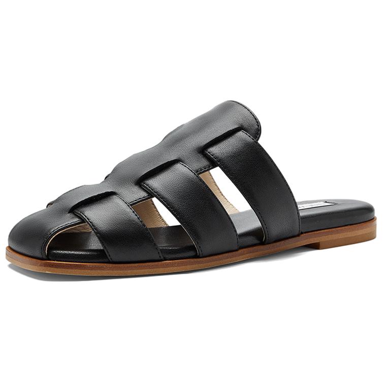 NINE WEST Женские противоскользящие тапочки с закрытым носком абрикос, цвет Apricot — фото 4