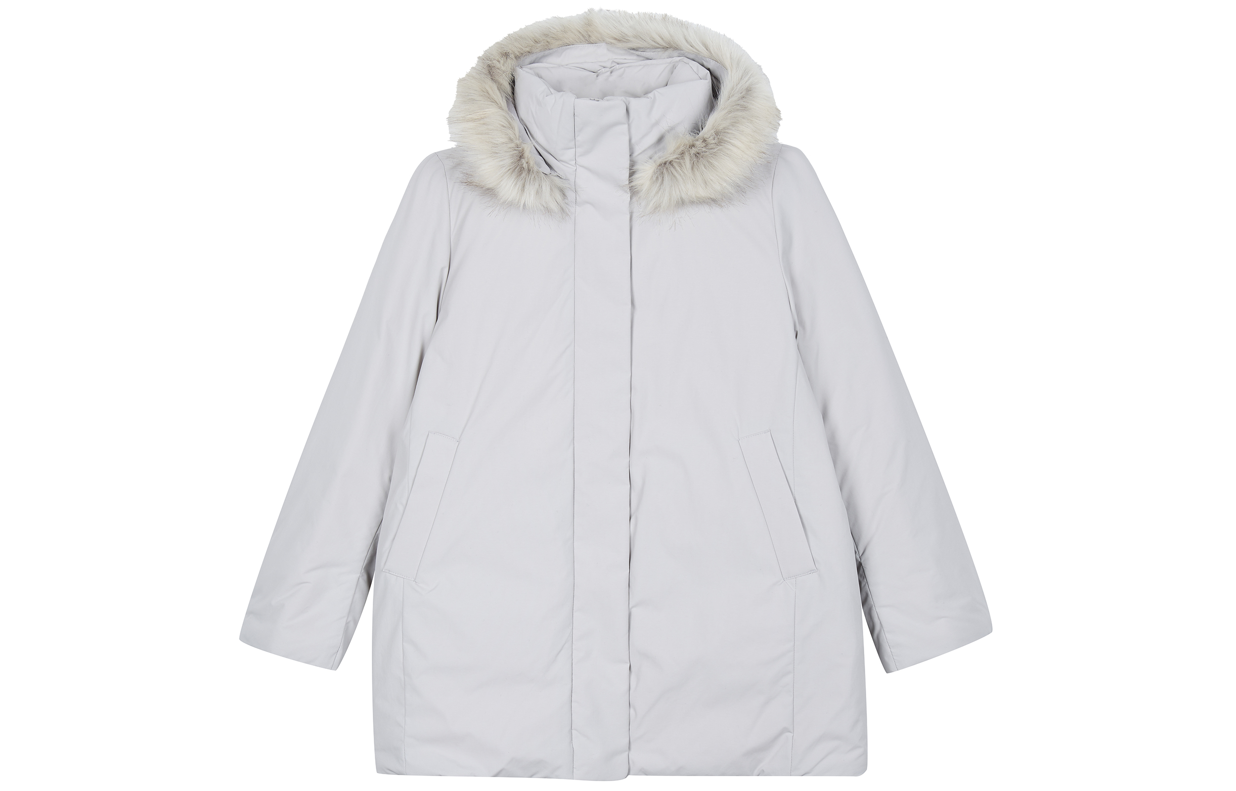 

UNIQLO Женская пуховая куртка туманно-серого цвета, Mist Gray