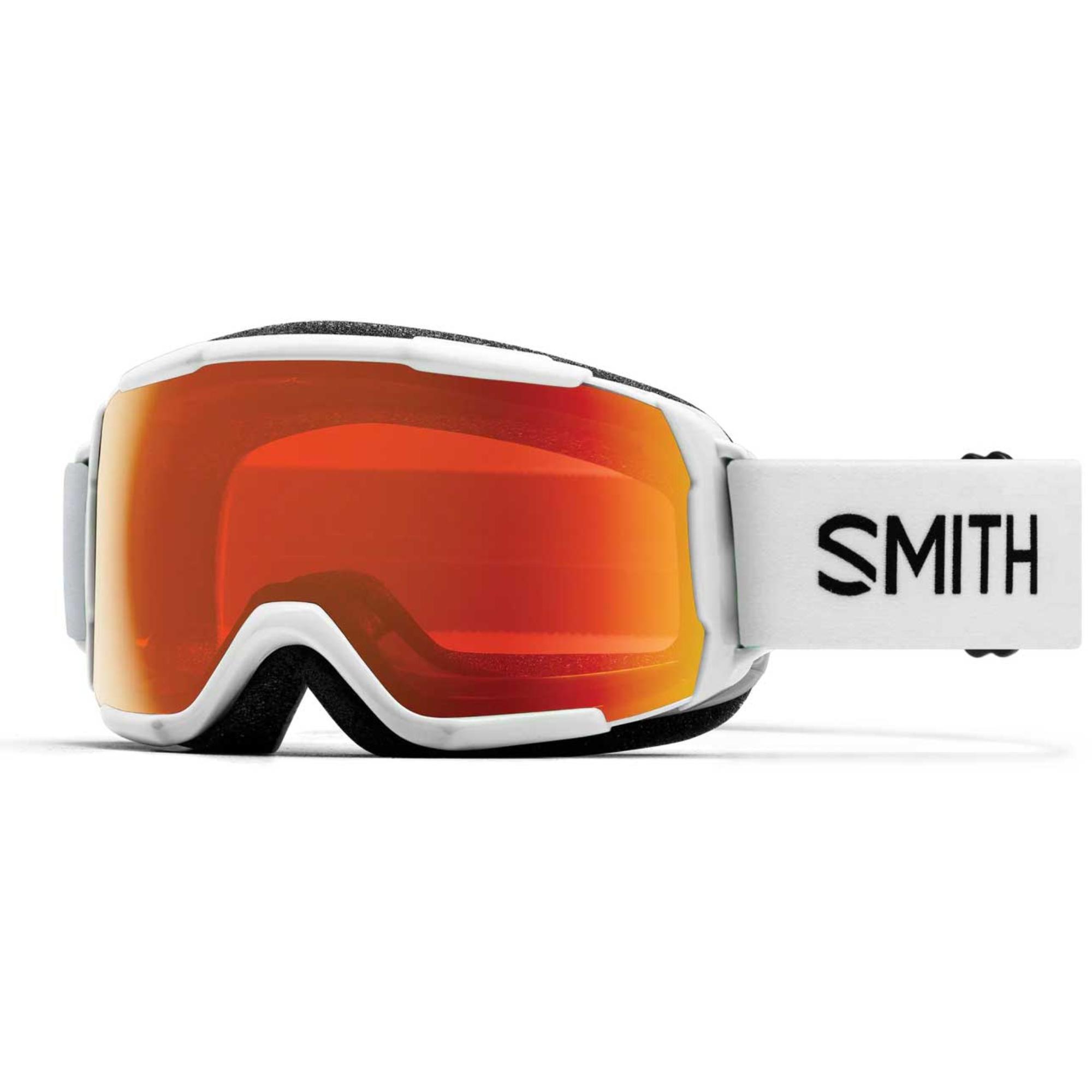 

Детские горнолыжные очки Grom Smith, White/Chromapop Everyday Red Mirror