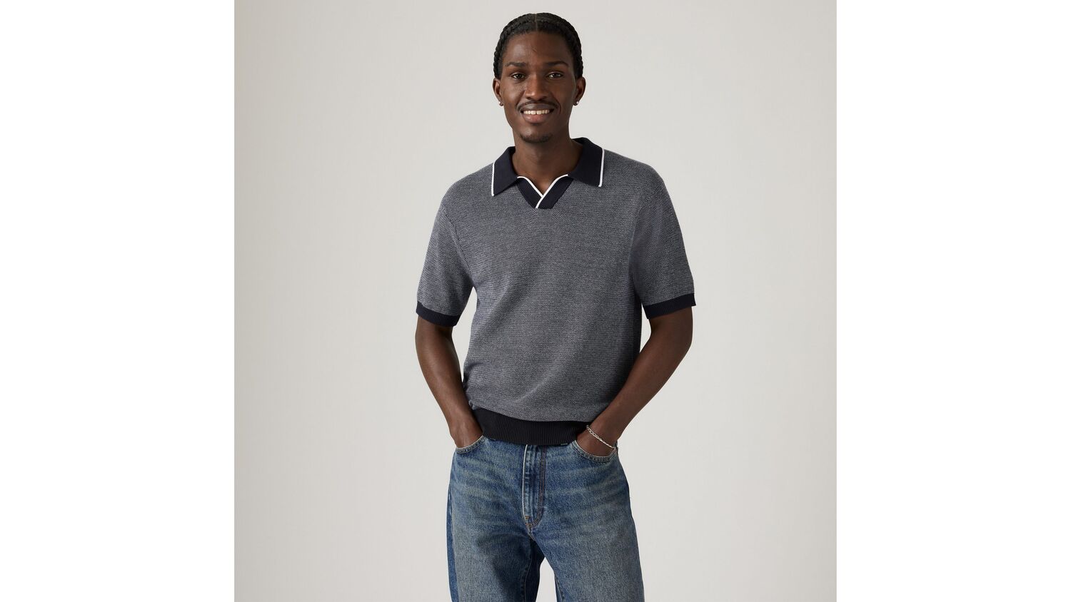 

Рубашка-поло Skipper Knit Levi's, Jet Black - Black