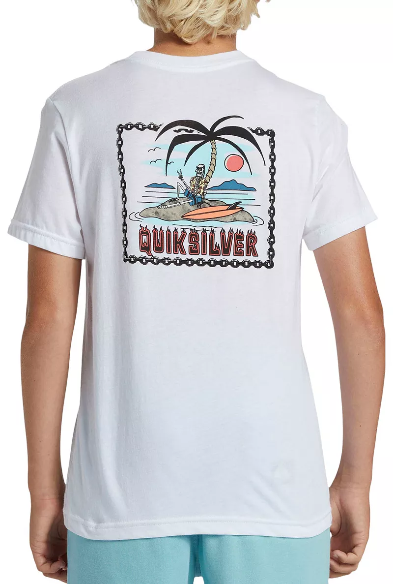 

Футболка Maroon для мальчиков Quiksilver, белый