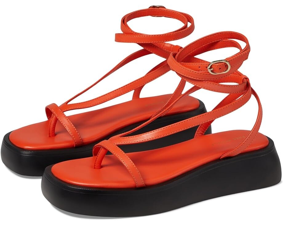 

Сандалии Free People Winnie Wrap Flatform, цвет Vermillion