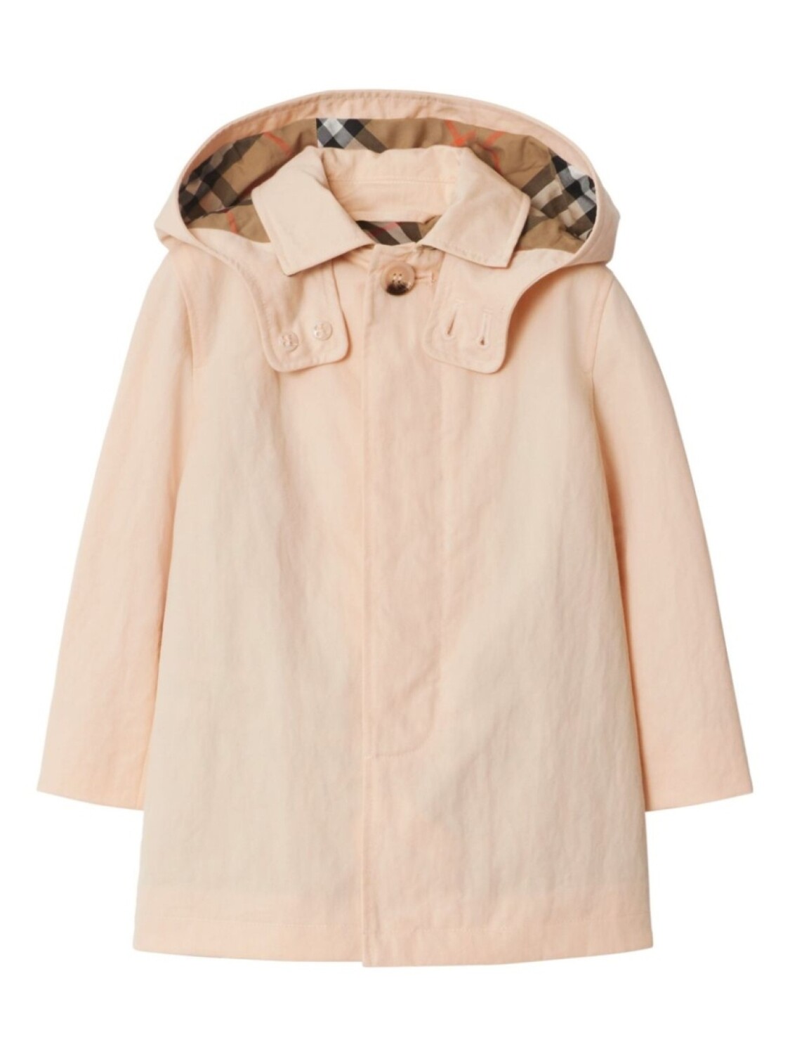 

Скрепленное пальто Burberry Kids, розовый