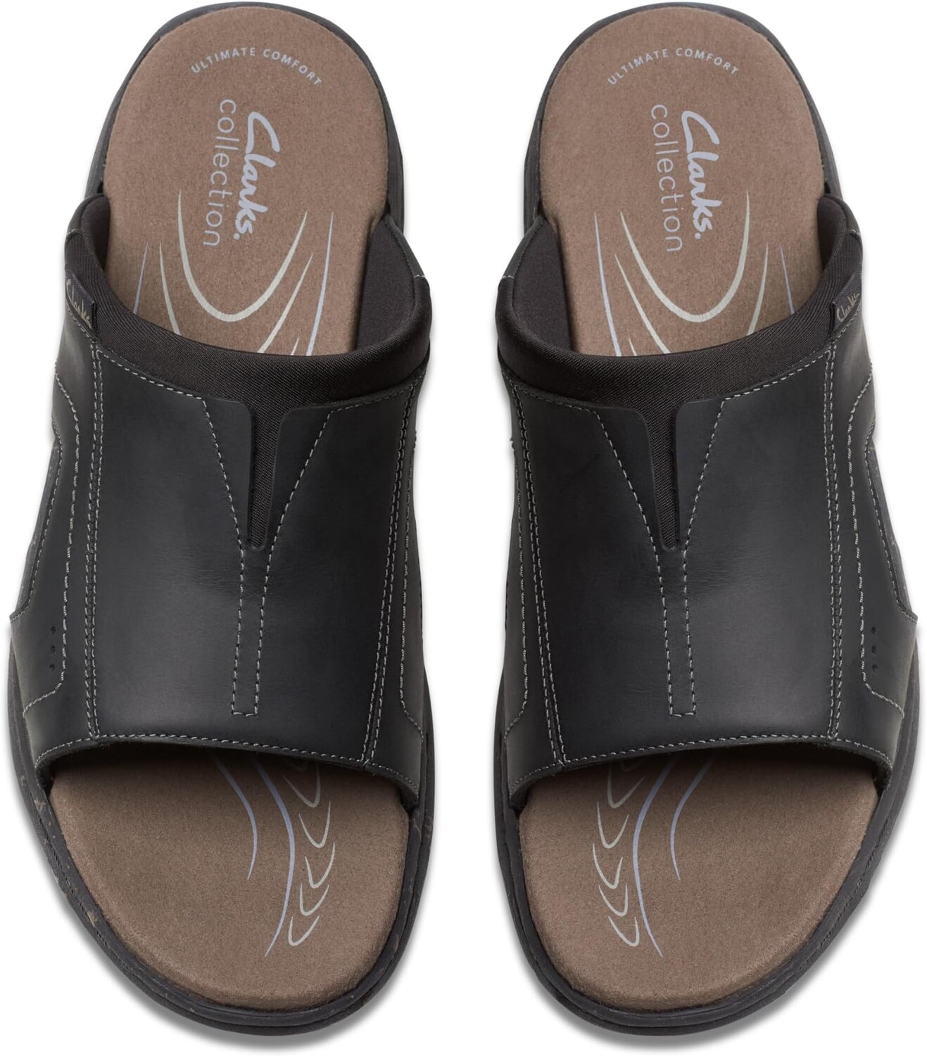 Сандалии Clarks Walkford Band, цвет Black Leather — фото 2