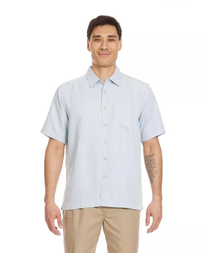 

Quiksilver Мужская рубашка Island Jungle Woven Quiksilver Waterman, синий