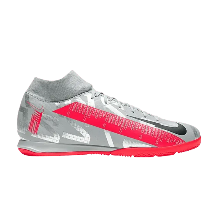 

Кроссовки Nike Mercurial Superfly 7 Academy IC 'Metallic Grey Crimson', серебряный
