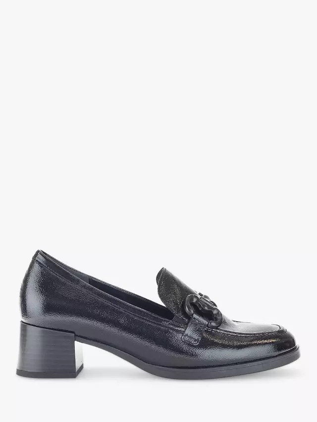 

Лоферы Gabor Dear Wide Fit Heeled, черный