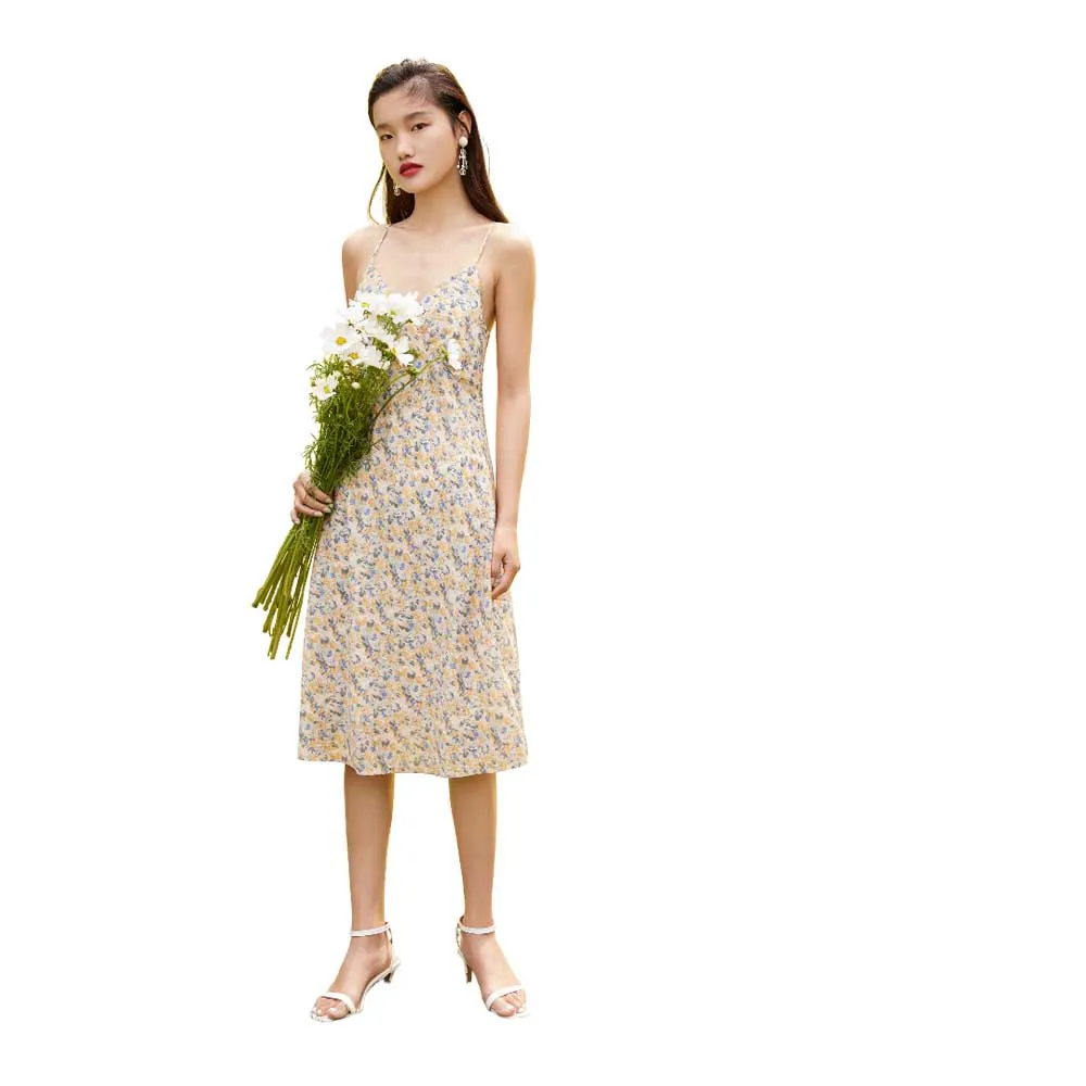 

Платье Lily Printed Camisole, бежевый