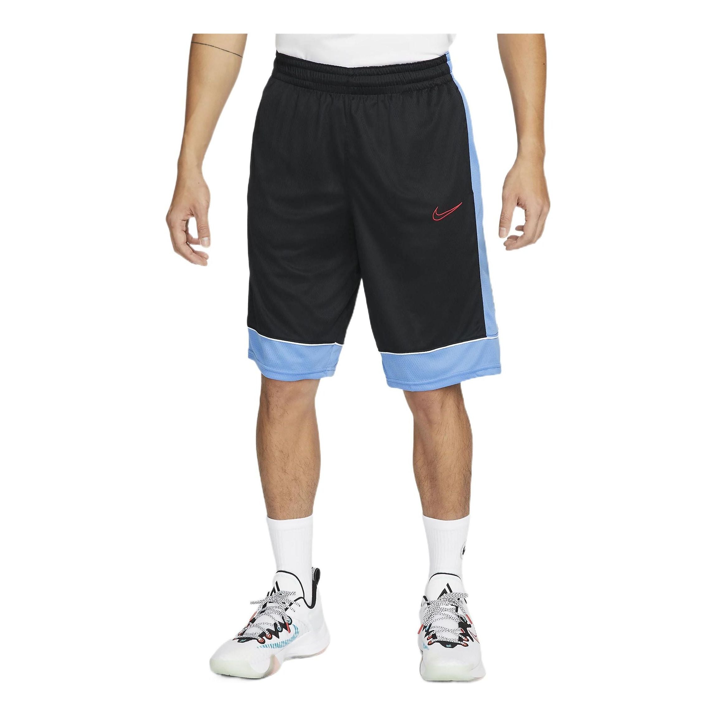 

Шорты Men's Nike Dri-FIT Contrast Color Stitching Elastic Waistband Sports Black Shorts BV9453-010, черный