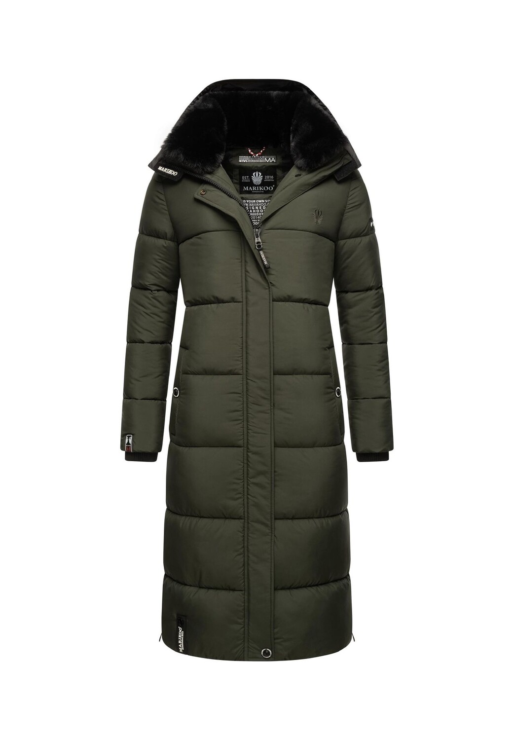 

Стеганое пальто Reliziaa MARIKOO, цвет Dark Olive