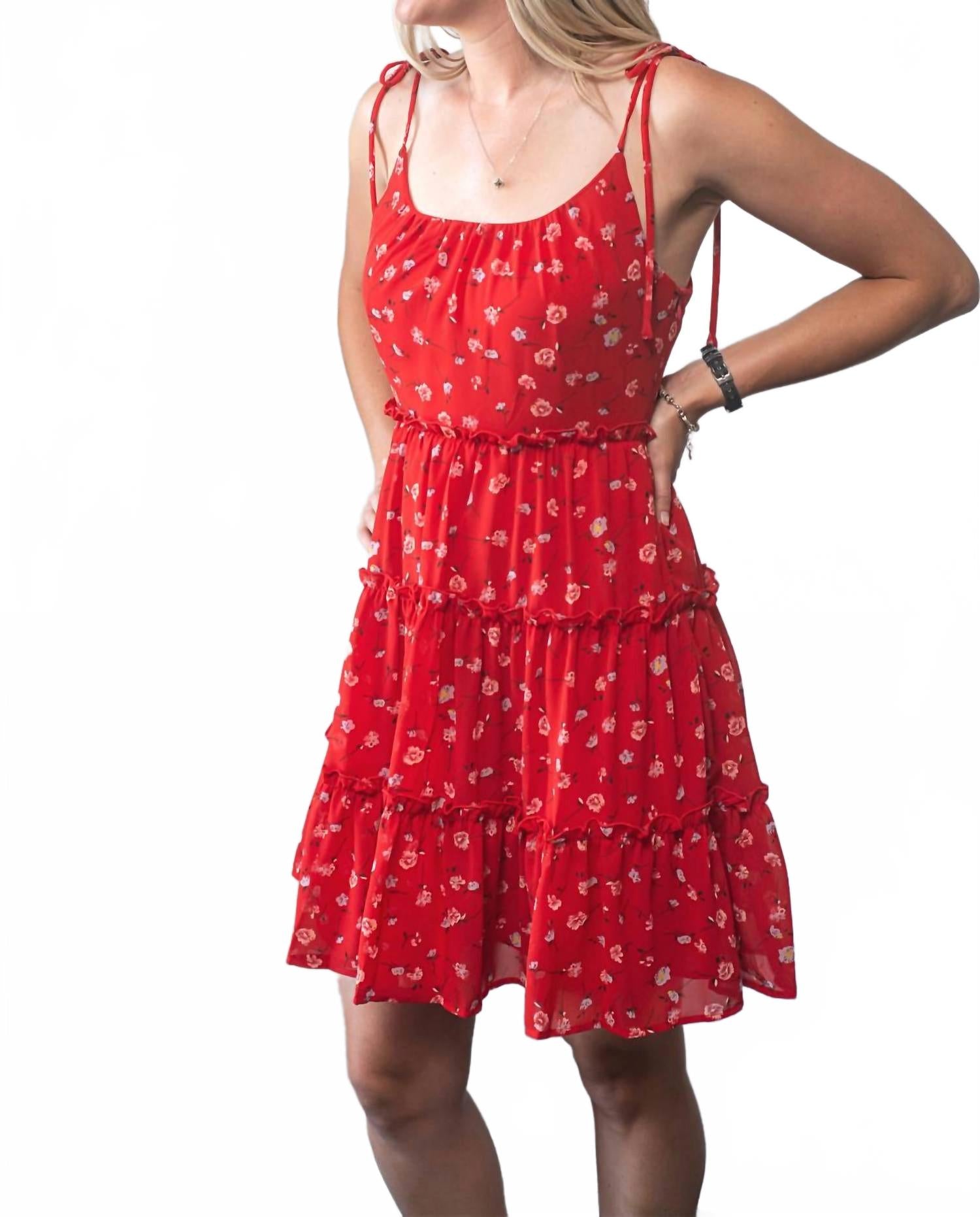 

Candy Apple Ditsy Tiered Mini SUGARLIPS