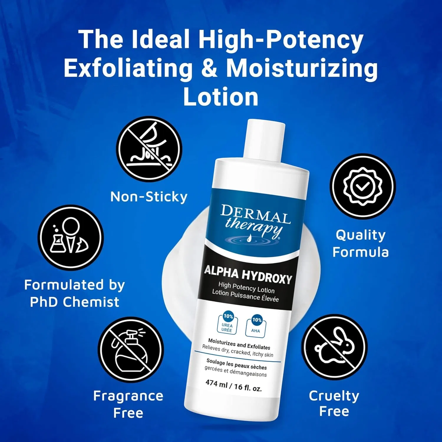 Лосьон для тела Dermal Therapy Alpha Hydroxy High Potency Lotion, 474 мл — фото 4