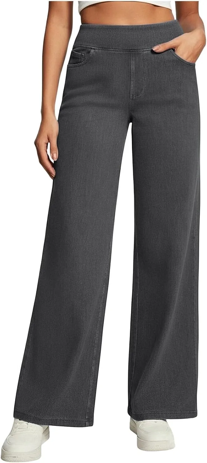 

Джинсы Wide Leg с высокой талией и эффектом tummy control