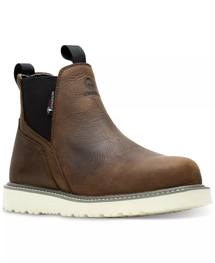 

Мужские водонепроницаемые ботинки Chelsea Trade Wedge Romeo Wolverine, коричневый
