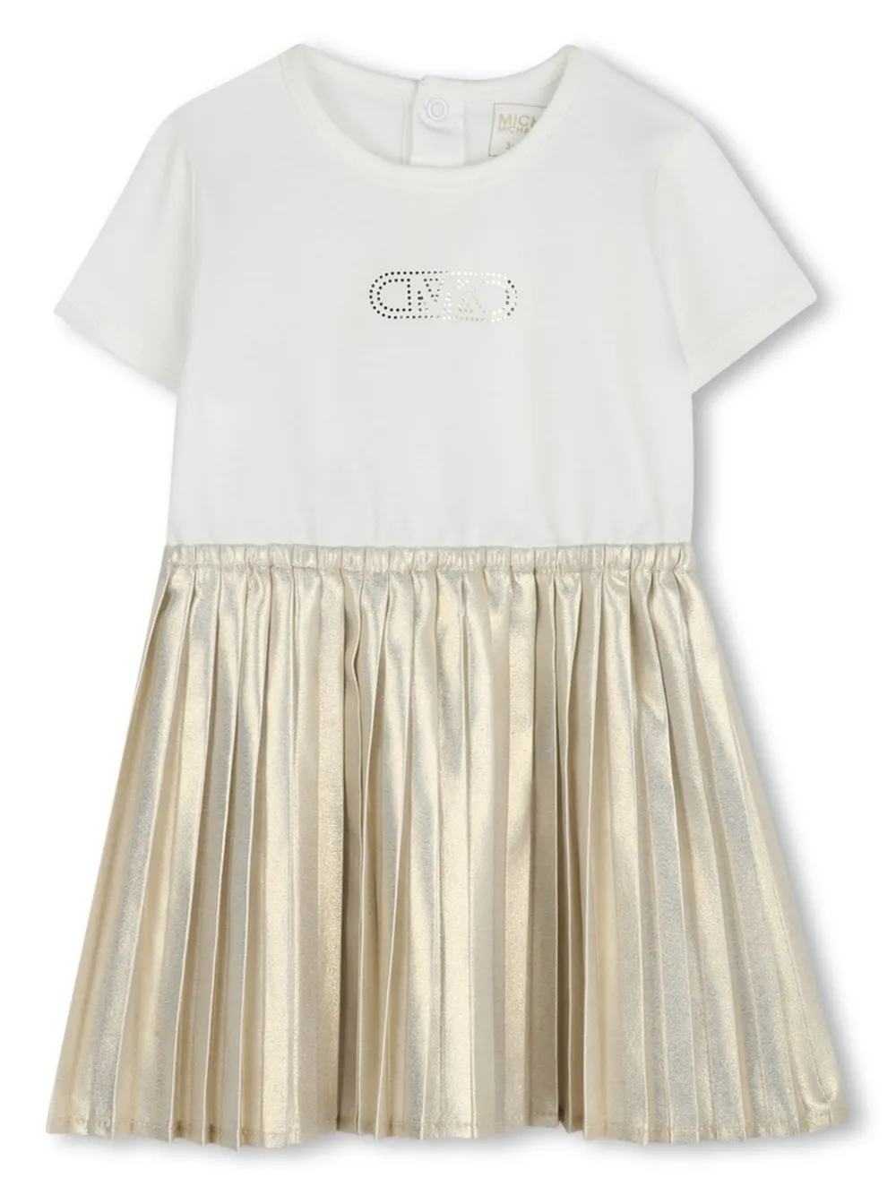 

Платье с короткими рукавами Michael Kors Kids, белый