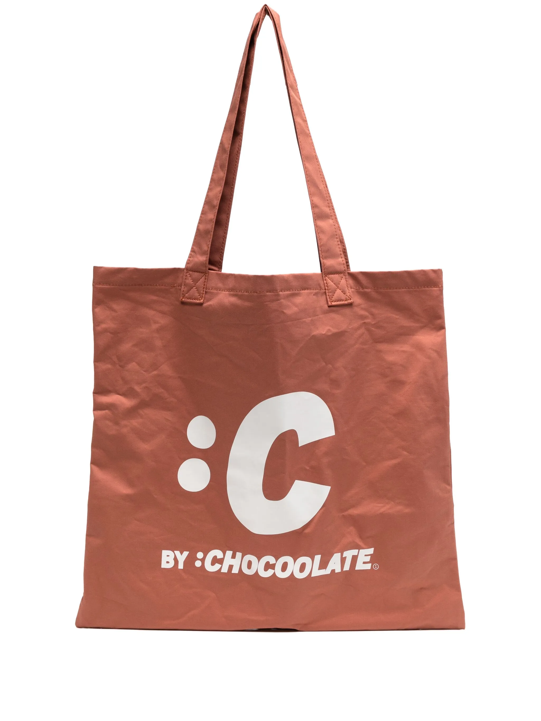 

Сумка-тоут с графичным принтом Chocoolate, оранжевый