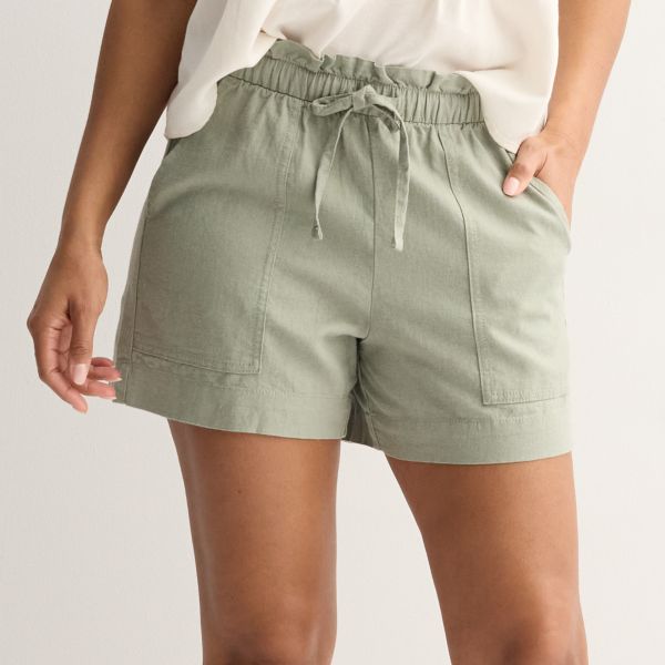 

Шорты для миниатюрных женщин Sonoma Goods For Life, цвет madri green