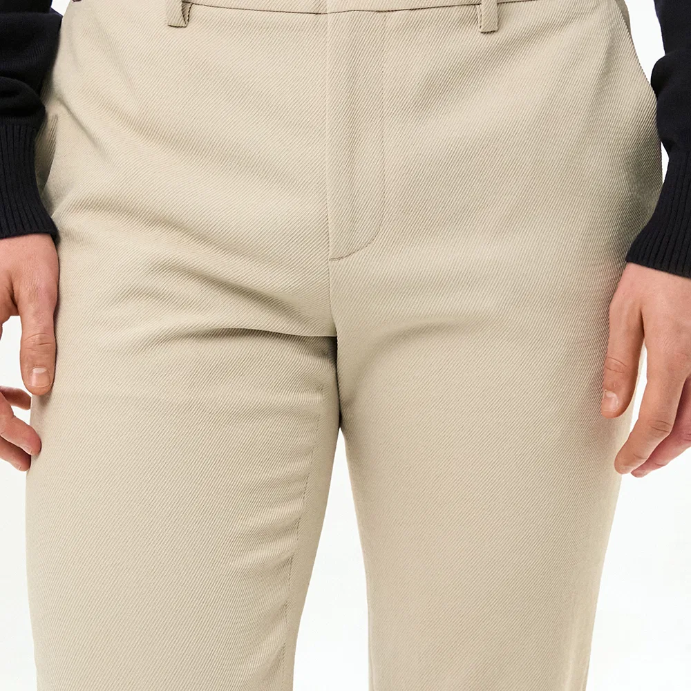 Мужские текстурированные брюки Denton бежевые от Tommy Hilfiger — фото 4