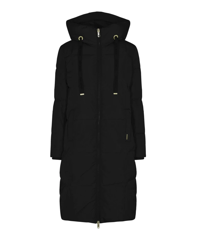 

Черное квадратное пуховое пальто в стиле Нова Mos Mosh, черный