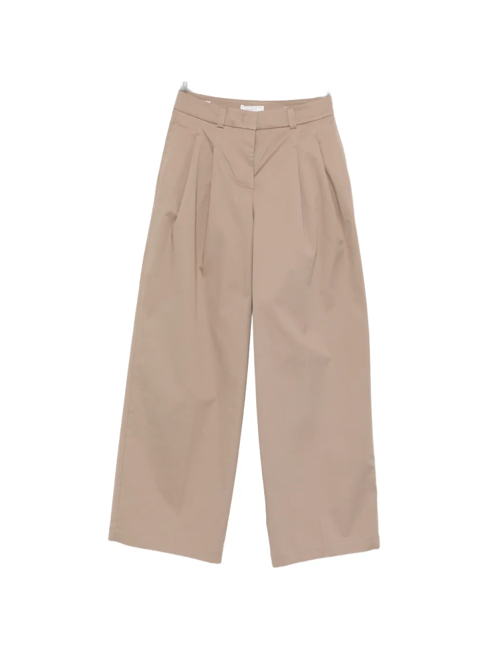 

Брюки с защипами спереди Peserico, коричневый