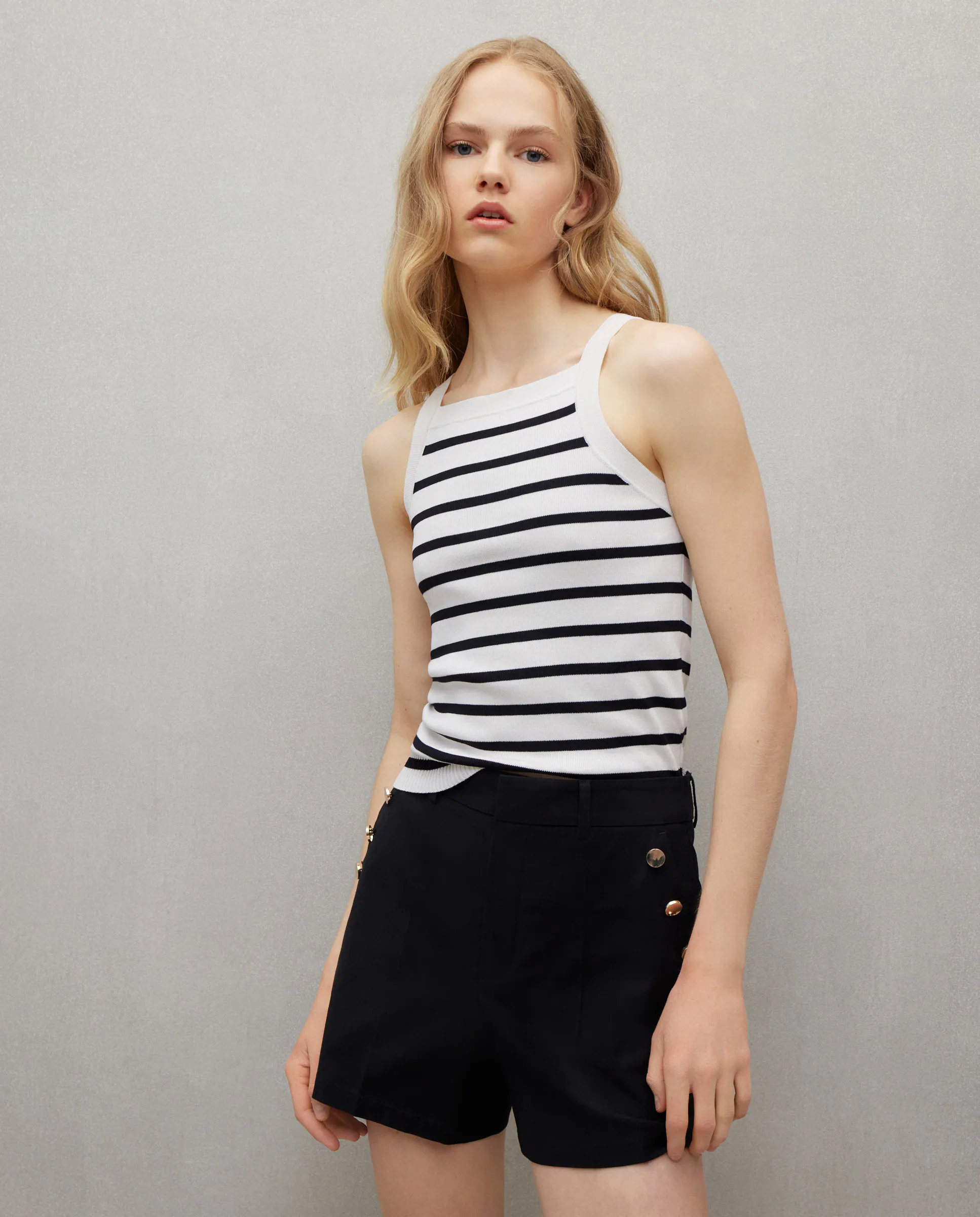 

Женский топ из трикотажа с бретелями Easy Wear, цвет Crudo