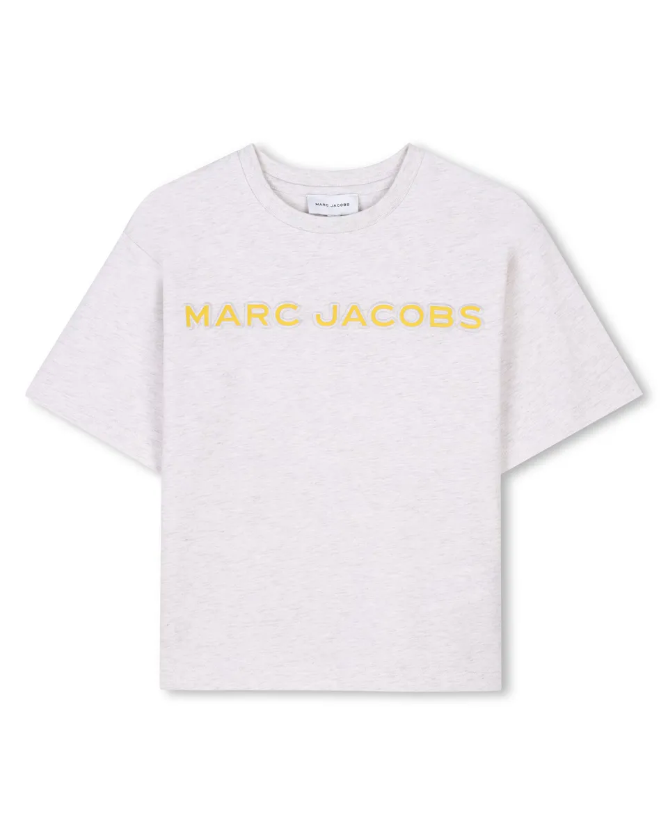 

Футболка из хлопка для мальчиков с короткими рукавами Marc Jacobs, белый