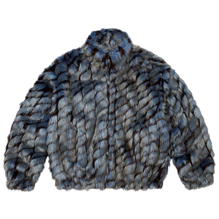 

Куртка Supreme 2-Tone WINDSTOPPER Faux Fur Jacket, Blue