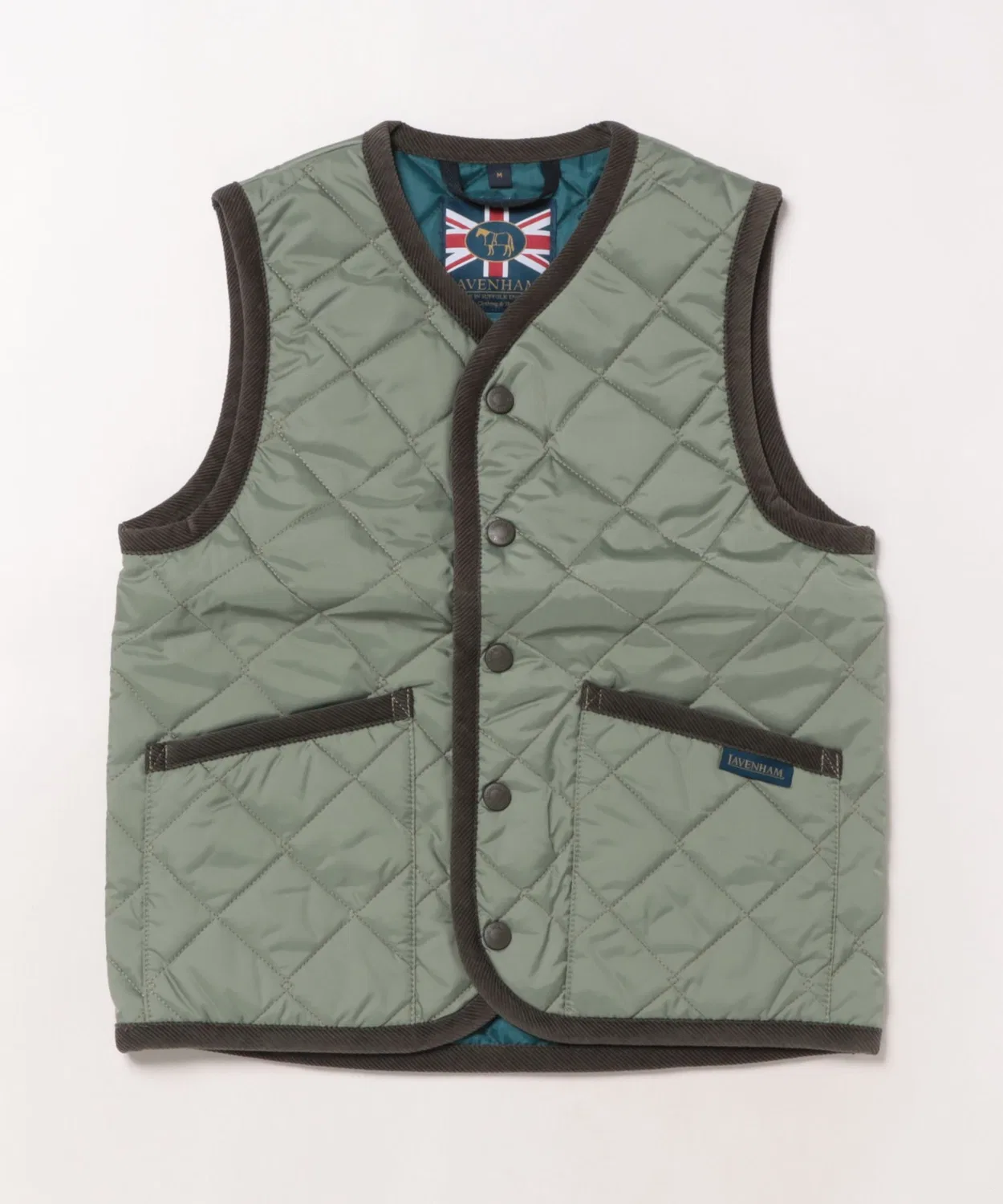 Детский стеганый жилет Lavenham Junior Thornham, 70 г утеплителя, цвет Seaspray Green
