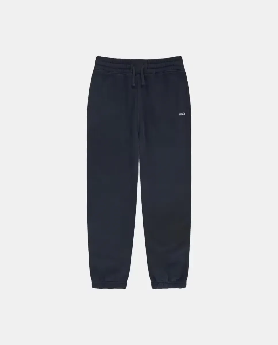 Базовые спортивные штаны из флиса для детей от Abercrombie Abercrombie Kids, серый