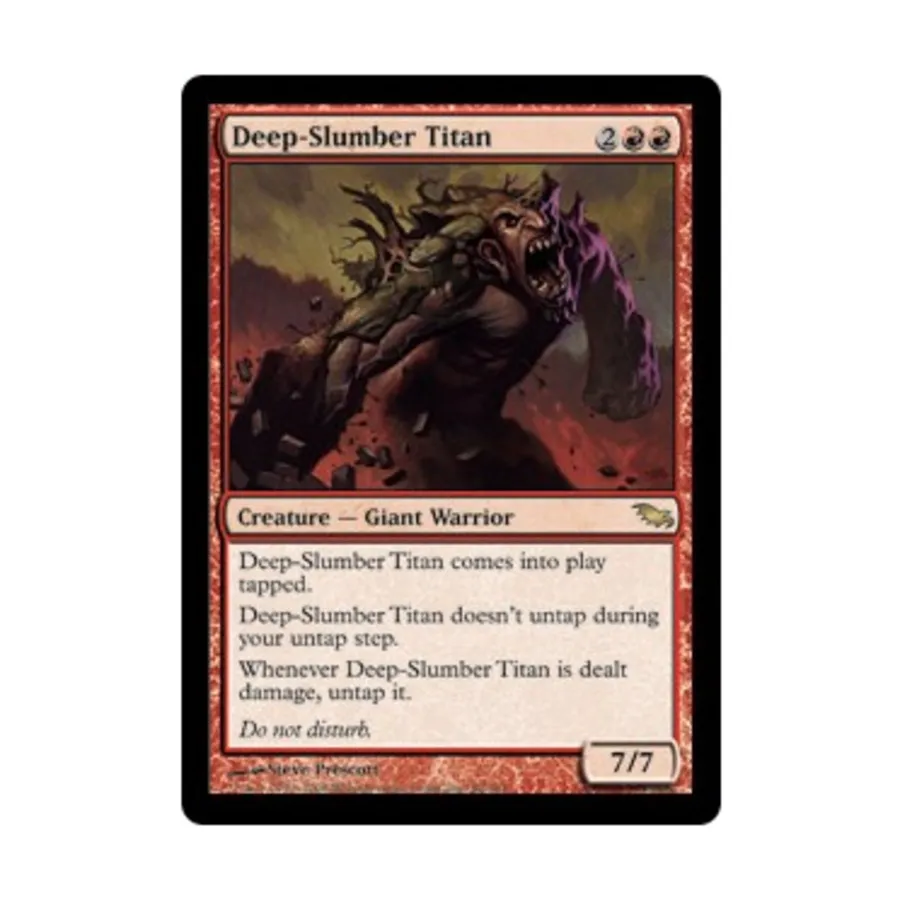 

CCG Спящий Титан (клавиша R), MTG - Shadowmoor