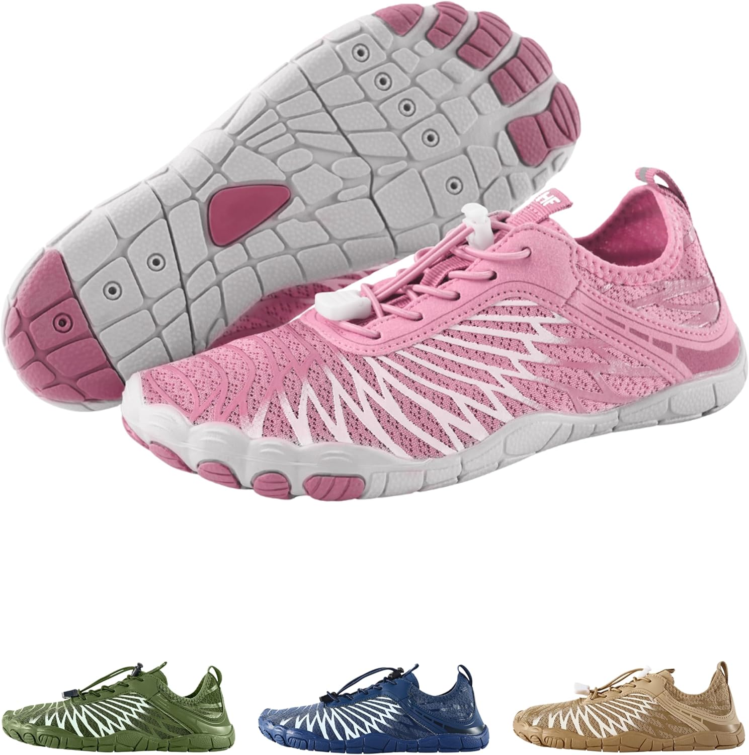 

Треккинговая обувь HF Signature, здоровая и нескользящая, дышащие кроссовки, гибкая легкая обувь для ежедневной носки, унисекс Hike Footwear, розовый