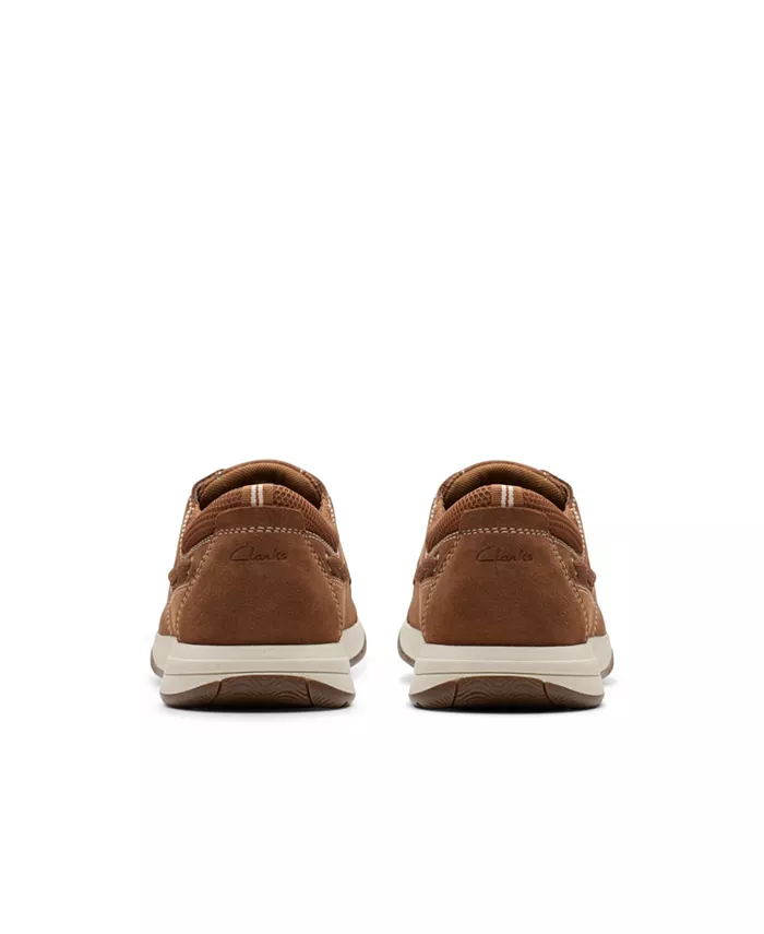 Коллекция мужских туфель Sailview Lace Clarks, загар/бежевый — фото 3