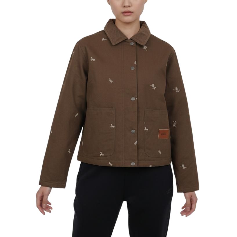 

Пуховик HORSE CNY женский Vans, коричневый