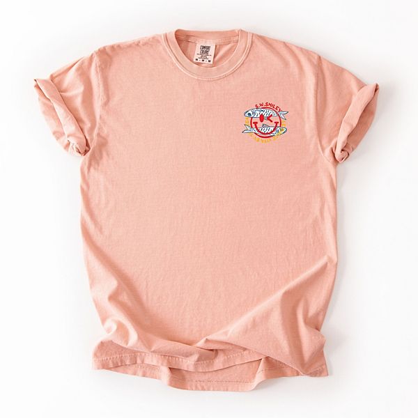 

SW smiley sardines can - футболка с принтом, окрашенная в стиле garment dyed Simply Sage Market, Peachy, Зеленый, SW smiley sardines can - футболка с принтом, окрашенная в стиле garment dyed Simply Sage Market, Peachy