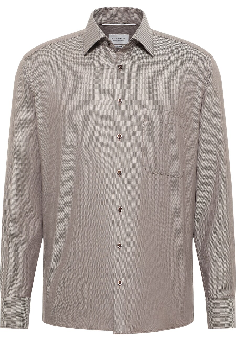 

Рубашка делового кроя Comfort fit ETERNA, темно-коричневый